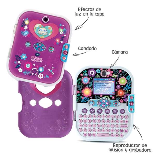 V-TECH Kidisecrets Diario Secreto Digital Interactivo