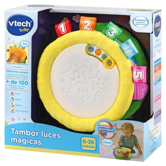 V-TECH Tambor Luces Mágicas Bilingüe V-TECH Tambor Luces Mágicas Bilingüe