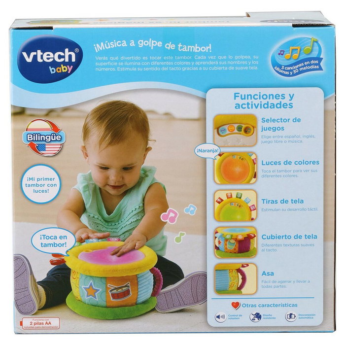 V-TECH Tambor Luces Mágicas Bilingüe V-TECH Tambor Luces Mágicas Bilingüe
