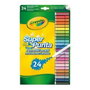 Crayola Rotuladores Súper Punta Lavables Multicolor 24 unidades