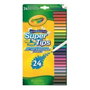 Crayola Rotuladores Súper Punta Lavables Multicolor 24 unidades