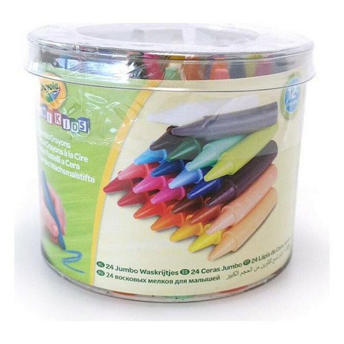Crayola Ceras Jumbo Lavables Mini Kids Multicolor de 24 unidades Crayola Ceras Jumbo Lavables Mini Kids Multicolor de 24 unidades