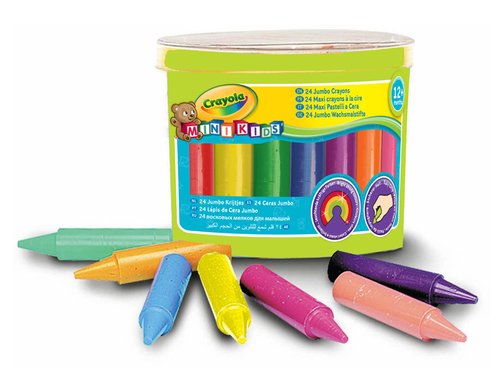 Crayola Ceras Jumbo Lavables Mini Kids Multicolor de 24 unidades Crayola Ceras Jumbo Lavables Mini Kids Multicolor de 24 unidades