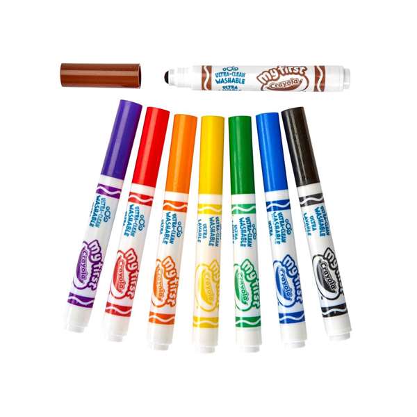 CRAYOLA Rotuladores Lavables Mini Kids Multicolor de 8 unidades