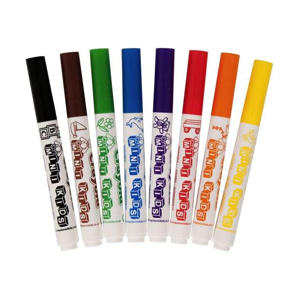 CRAYOLA Rotuladores Lavables Mini Kids Multicolor de 8 unidades