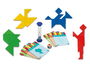 Cayro Juego Tangrams de Madera para hasta 4 Jugadores con 3 Niveles de Dificultad 31,5x18x3 cm