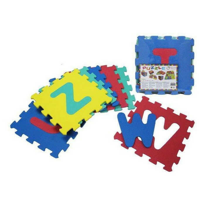 Rama Puzzle EVA letras 7 piezas 32x32x7 cm