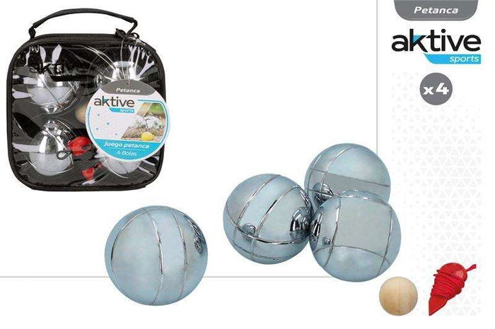 Color Baby Juego Petanca Metal 4 Bolas en Maletín