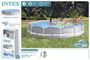 Intex Piscina Redonda Desmontable Prism Frame 366x76 cm (6503 Litros) +6 Años