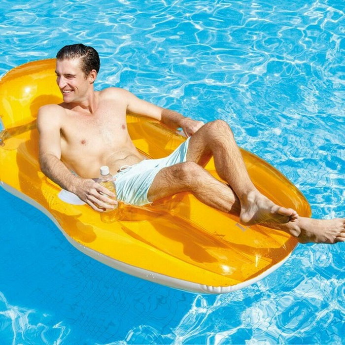 Intex Colchoneta Sillón con asas y respaldo 163x104 cm - Modelos surtidos