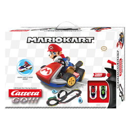 Carrera P-Wing Pista de Carreras Nintendo Mario Kart de 4,9 Metros con 2 Coches (Mario y Luigi)
