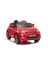 Coche bateria fiat 500 con control remoto mp3 2 motores 30 W baterias 6v 4,5 ah
