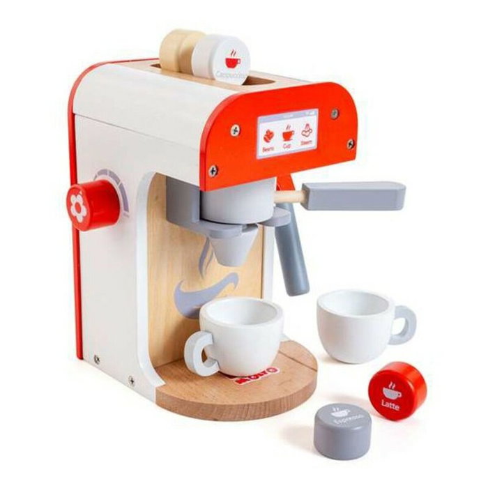 Molto Máquina de café de madera con 8 accesorios