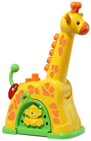 Molto Jirafa de Actividades 51 cm con 15 Bloques para Niños a Partir de 1 Año