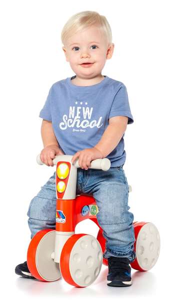 Molto Correpasillos Rojo con Ruedas de Goma 48x37x18 cm