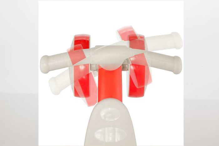 Molto Correpasillos Rojo con Ruedas de Goma 48x37x18 cm