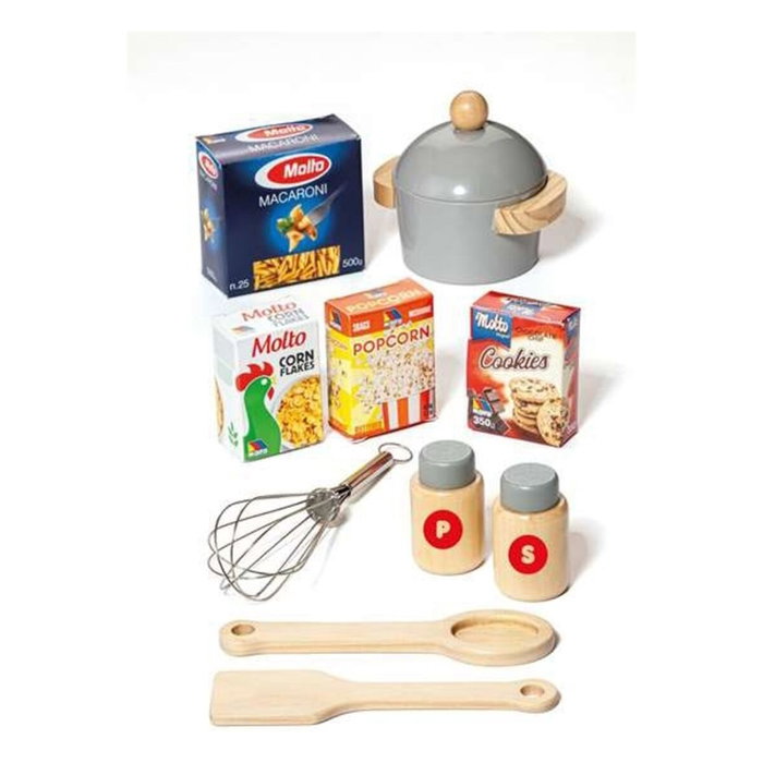 Cocina de Juguete Moltó 21292 Madera Rojo (10 pcs)