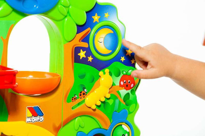 Molto Árbol de Actividades con 10 Molto Blocks, Sonidos y Luces - Juego Educativo para Bebés 1+ Año de Plástico