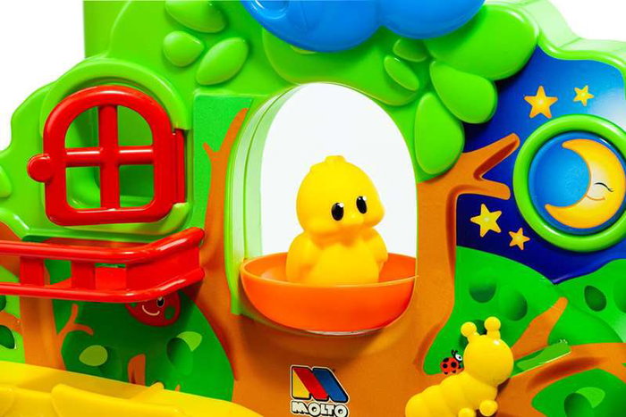 Molto Árbol de Actividades con 10 Molto Blocks, Sonidos y Luces - Juego Educativo para Bebés 1+ Año de Plástico