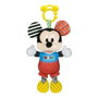 CLEMENTONI Peluche texturas Baby Mickey Disney con sonajero y mordedor