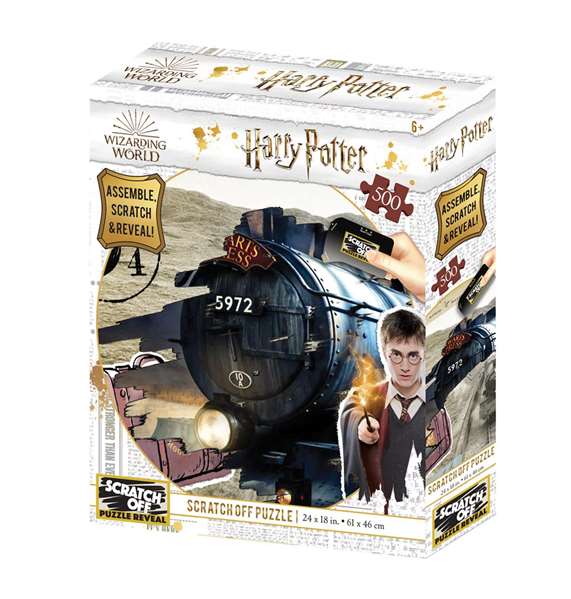 REDSTRING Puzzle para rascar Harry Potter Hogwarts Express, 500 piezas