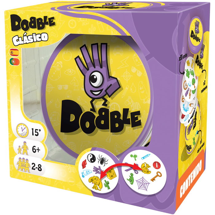 Asmodee Dobble - Juego de cartas con 55 cartas Asmodee Dobble - Juego de cartas con 55 cartas