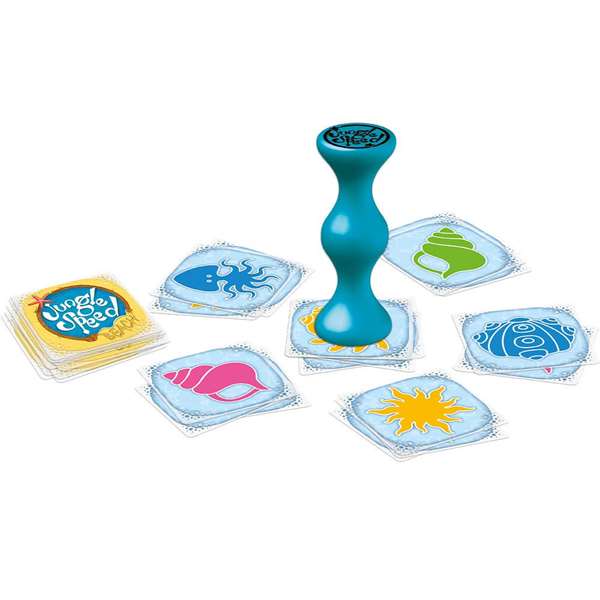 Asmodee Juego Jungle Speed Playa, Juego de Cartas para 8 Jugadores, para Mayores de 7 Años
