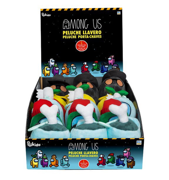 Bizak Peluche Llavero Among Us 13 cms Original Suave con Gancho Bizak Peluche Llavero Among Us 13 cms Original Suave con Gancho