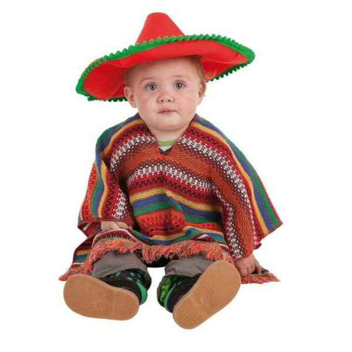 Creaciones Llopis Disfraz Bebé Mexicano talla 0-12 Meses Creaciones Llopis Disfraz Bebé Mexicano talla 0-12 Meses