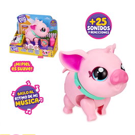 Little Live Pets My Little Pig Pet, LPW00000, Juguete Interactivo para Niños +4 Años, Idioma Portugués y Español