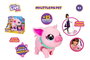 Famosa Cerdito Little Live Pets My Pet Pig Interactivo Come y Camina con 25 Sonidos y Accesorios, 30 cm
