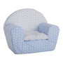 Creaciones Llopis Sillón Azul Estrellas con Cojín