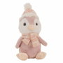 Creaciones Llopis Peluche Pingüino Gorrito Rosa 28 Cm
