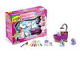 Crayola Bañera Washimals, Juego de Baño con 4 Mascotas Flocadas para Lavar y Decorar, Juguete Reutilizable para Niños 32.5x11.5x24 cm