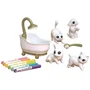 Crayola Washimals Set de Dibujo y Lavado con 4 Mascotas y Bañera