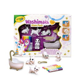 Juego Crayola Washimals Set Actividades Nueva Bañera Y 4 Mascotas (+4 Años)