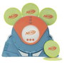 Toy Partner Tiro al plato Nerf con pantalla LCD y sonidos con 5 discos