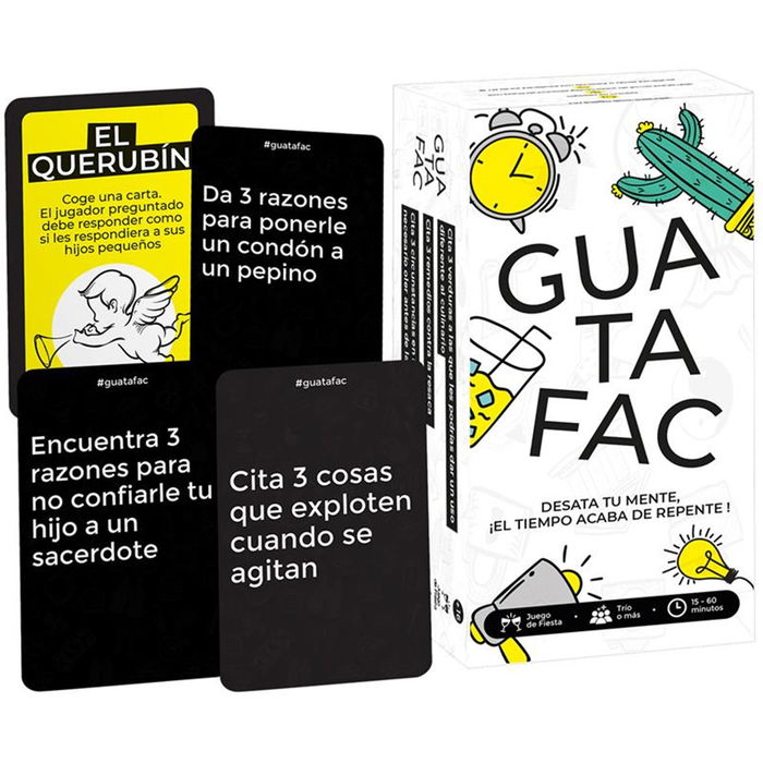 Asmodee Juego de Mesa Guatafac, Pegi 16, 3 a 12 Jugadores