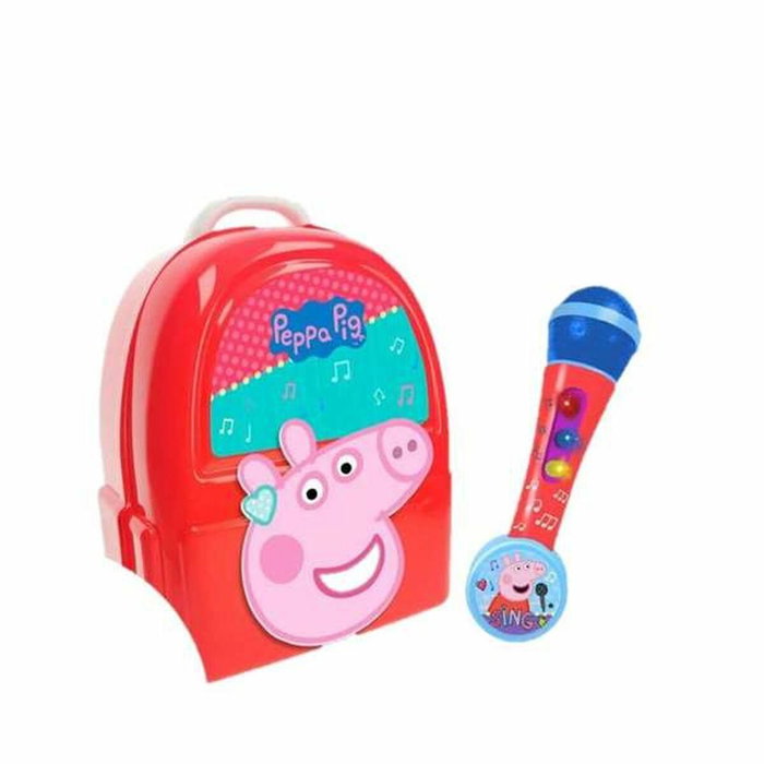 Reig Microfono y mochila camerino 23 cm Peppa Pig Reig Microfono y mochila camerino 23 cm Peppa Pig