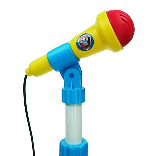 Reig Guitarra y Micrófono de Pie Paw Patrol con Amplificador (Altura Regulable) 60x30x17 cm