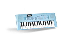 Reig Órgano 37 Teclas con Micro, Toma USB y Cable Audio, Color Azul