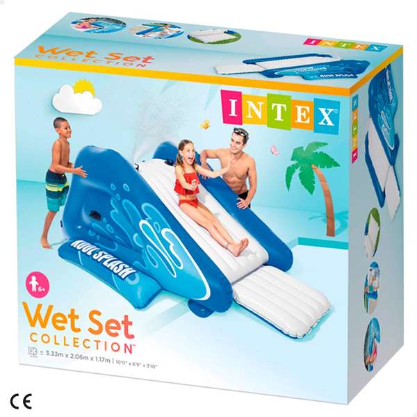 Intex Tobogán Hinchable 333x206x117 cm, Edad Recomendada +6 años