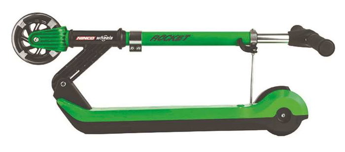 Chicos Patinete Eléctrico Plegable Junior E Scooter Rocket 4,5Kg Velocidad 6-8 Km/h Edad 6-12 Años Hasta 45 Kg