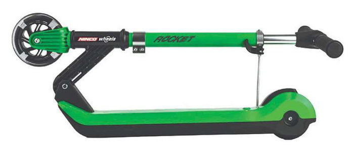 Chicos Patinete Eléctrico Plegable Junior E Scooter Rocket 4,5Kg Velocidad 6-8 Km/h Edad 6-12 Años Hasta 45 Kg