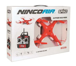 Ninco Dron Radio Control Spike Doble Batería para Mayor Autonomía 32x32x7 cm