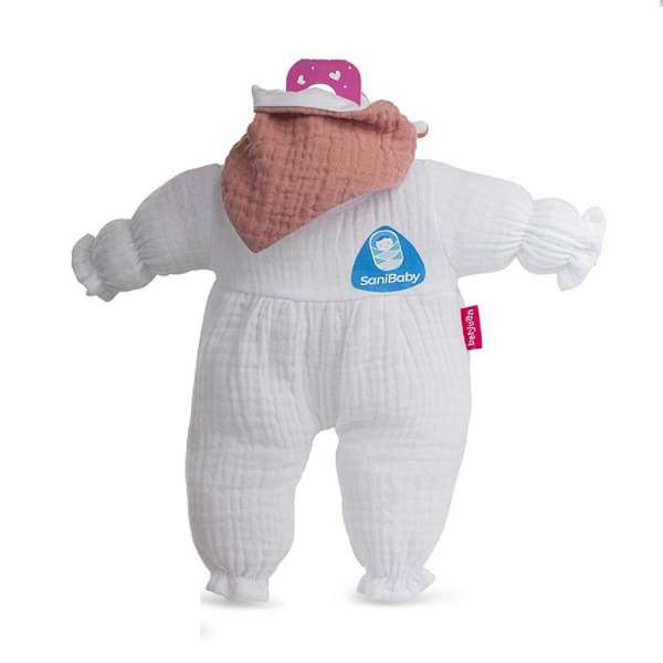 Berjuan Ropa Sanibaby Antibacterias 28 cm Modelo Rosa Empolvado