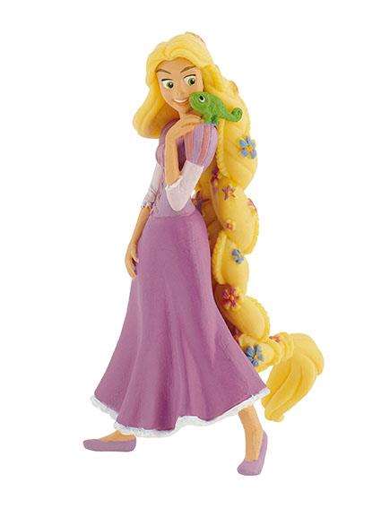 Bullyland Figura de PVC Rapunzel con Flor - Figura de Colección Disney de 10 cm