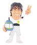Golden Toys Figura Piloto de Carreras 10 cm