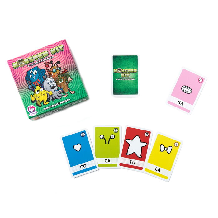 Tranjis Games Monster Kit - Juego de Mesa Educativo Infantil para Crear Monstruos, más de 100000 Combinaciones, Desarrollo Cognitivo y Social, a Partir de 5 Años