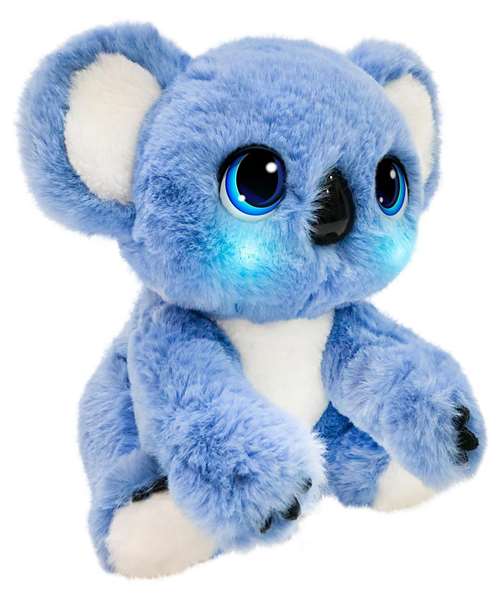 Famosa Koala de Peluche con más de 50 Sonidos, Mofletes Luminosos e Incluye Biberón, 25,4 cm